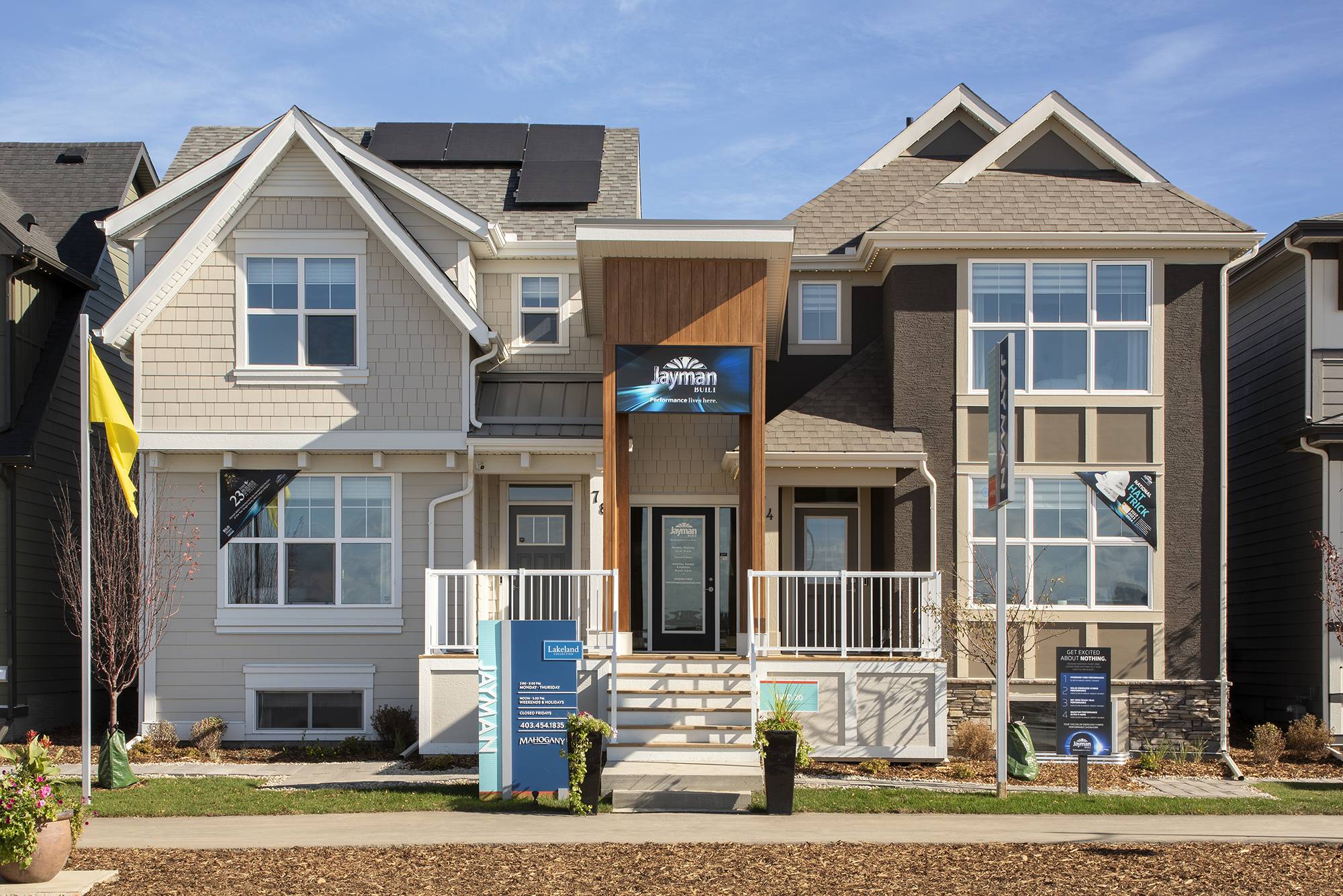 Two homes showing front image